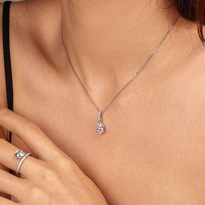 [Love's Uplift]Delicate Water Drop Shape Fashion Necklace
