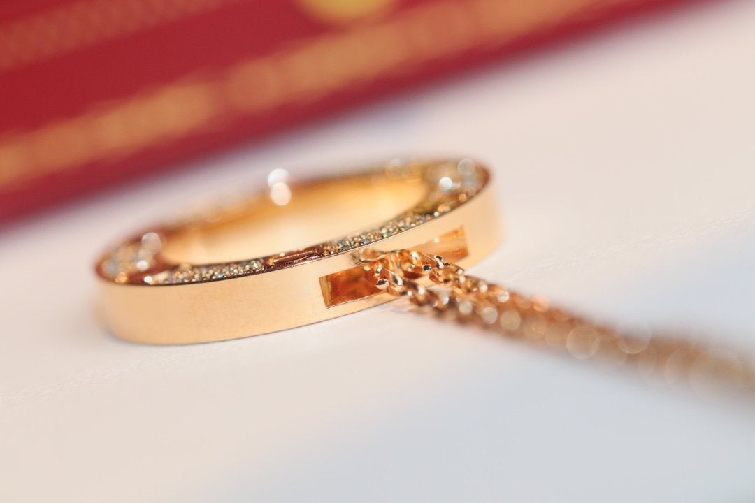 [Love's Uplift]LOVE NECKLACE ADJUSTABLE ROSE GOLD
