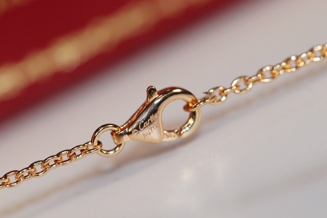[Love's Uplift]LOVE NECKLACE PINK GOLD AND SILVER