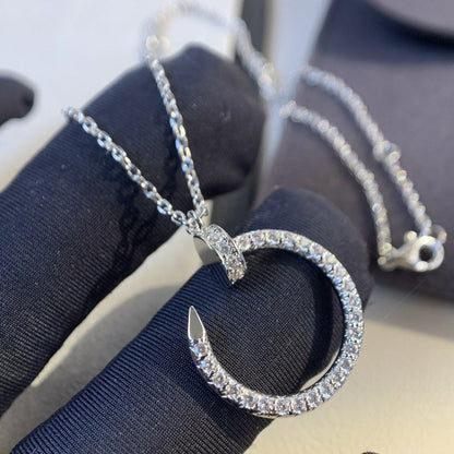[Love's Uplift]JUSTE NECKLACE SILVER DIAMONDS