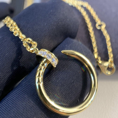 [Love's Uplift]JUSTE NECKLACE GOLD DIAMONDS