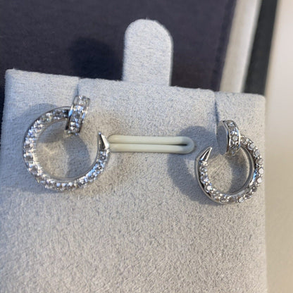 [Love's Uplift]JUSTE EARRINGS SILVER DIAMONDS