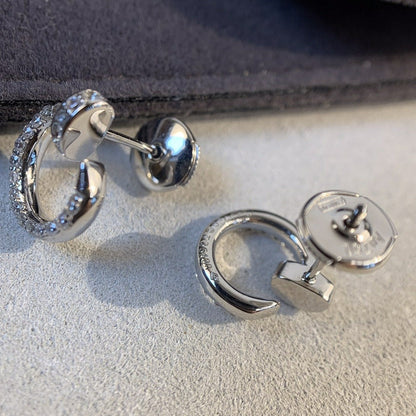[Love's Uplift]JUSTE EARRINGS SILVER DIAMONDS