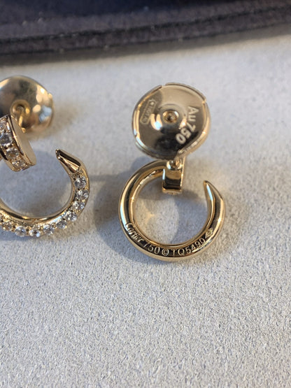 [Love's Uplift]JUSTE EARRINGS GOLD DIAMONDS