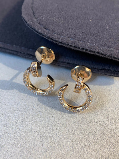 [Love's Uplift]JUSTE EARRINGS GOLD DIAMONDS