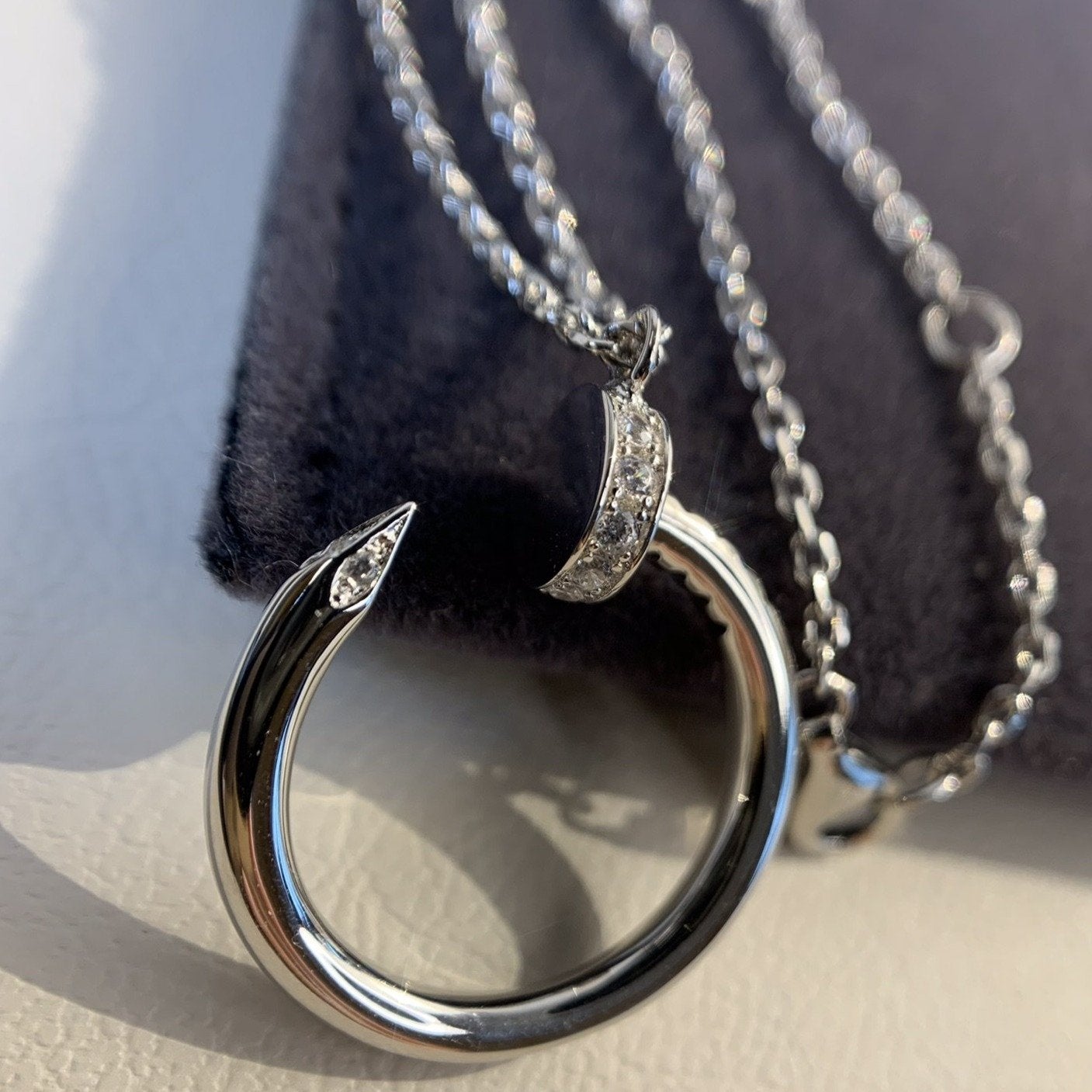 [Love's Uplift]JUSTE NECKLACE SILVER