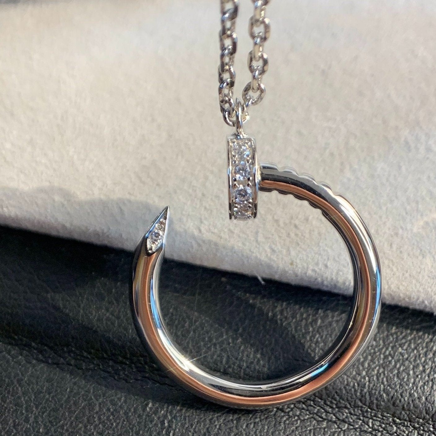 [Love's Uplift]JUSTE NECKLACE SILVER