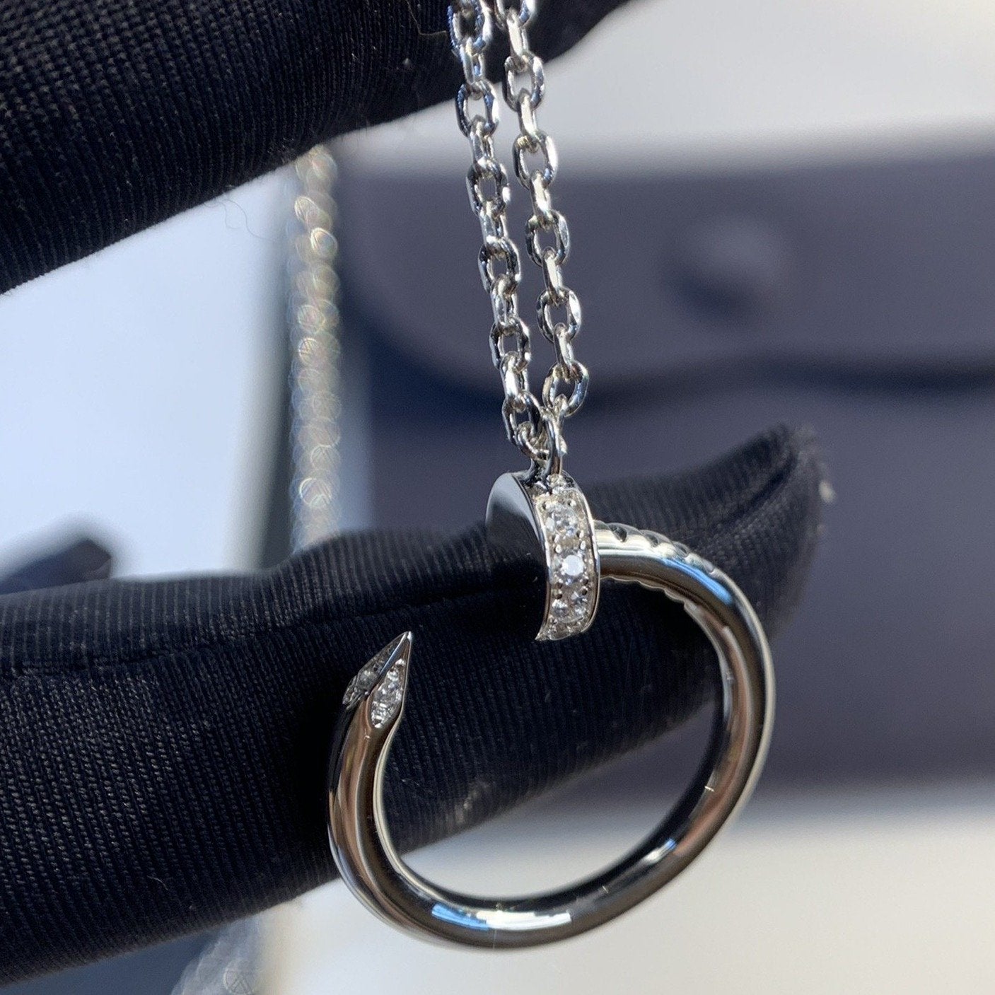 [Love's Uplift]JUSTE NECKLACE SILVER
