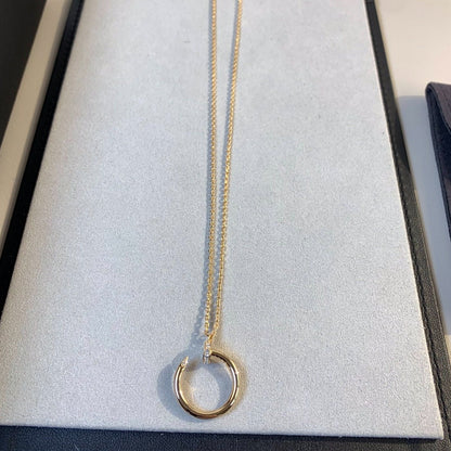 [Love's Uplift]JUSTE NECKLACE PINK GOLD