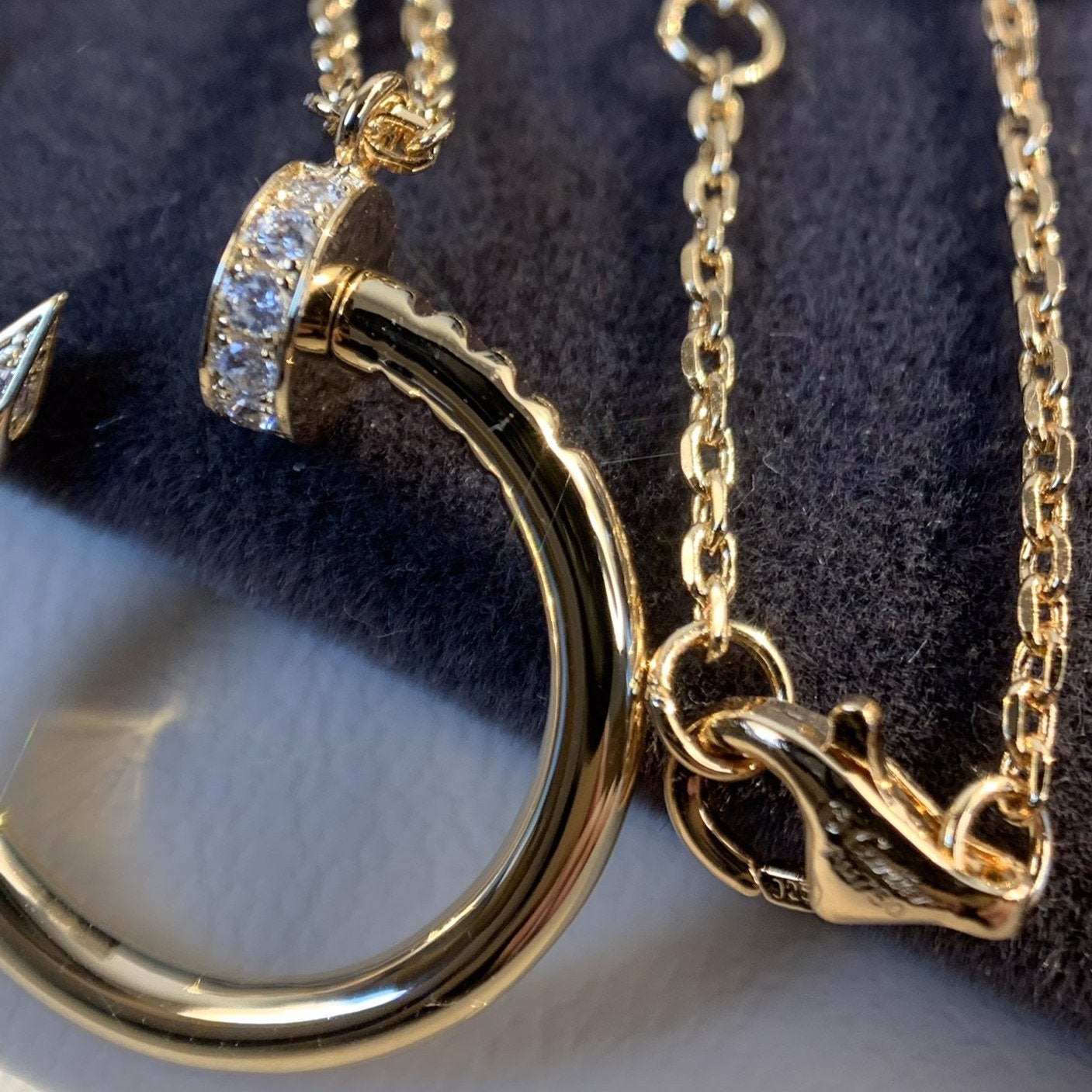 [Love's Uplift]JUSTE NECKLACE PINK GOLD