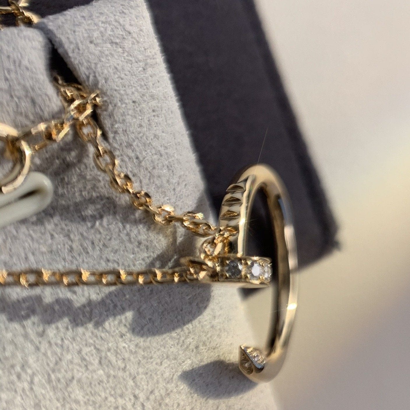 [Love's Uplift]JUSTE NECKLACE PINK GOLD