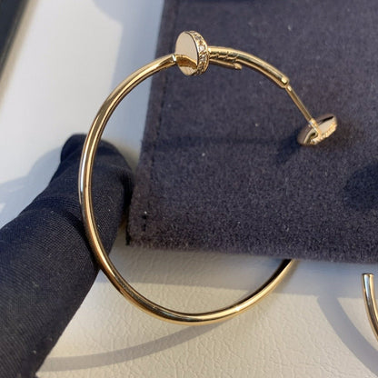 [Love's Uplift]JUSTE EARRINGS GOLD DIAMONDS 1.8MM