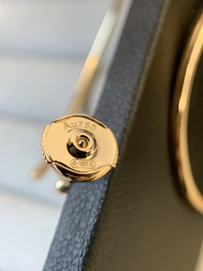 [Love's Uplift]JUSTE EARRINGS GOLD DIAMONDS 1.8MM