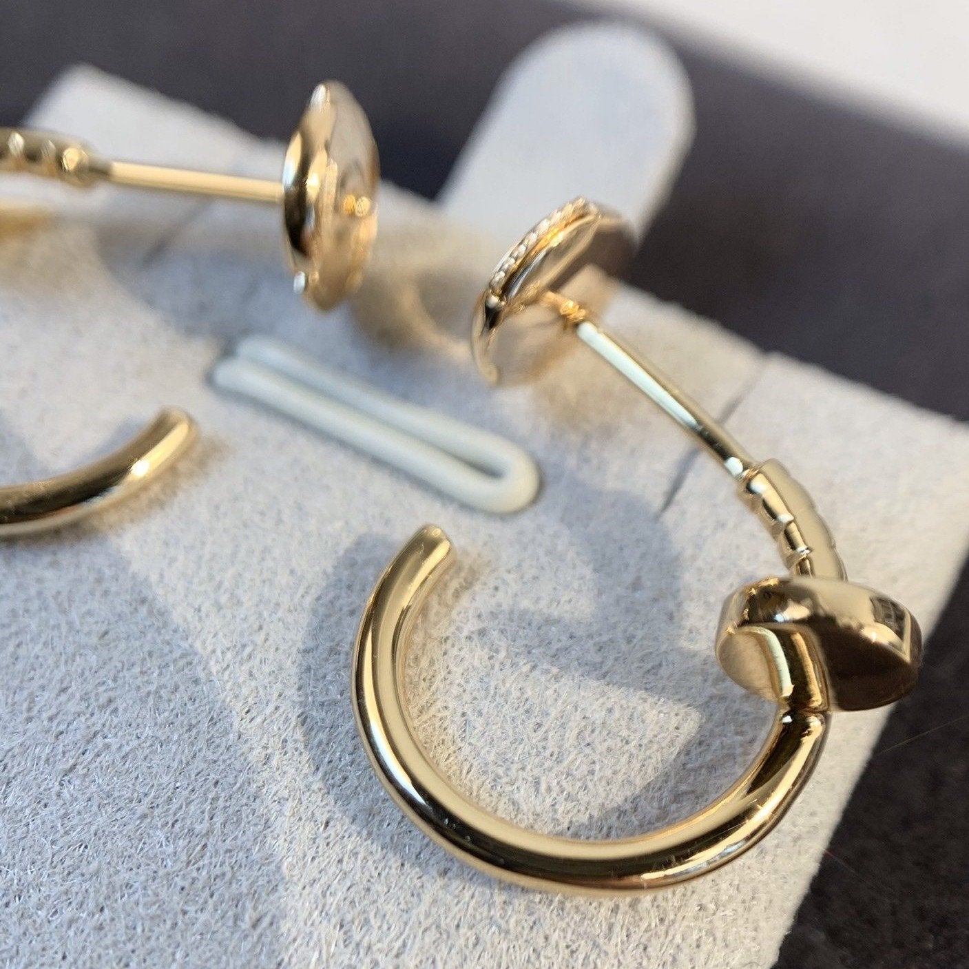 [Love's Uplift]JUSTE EARRINGS PINK GOLD