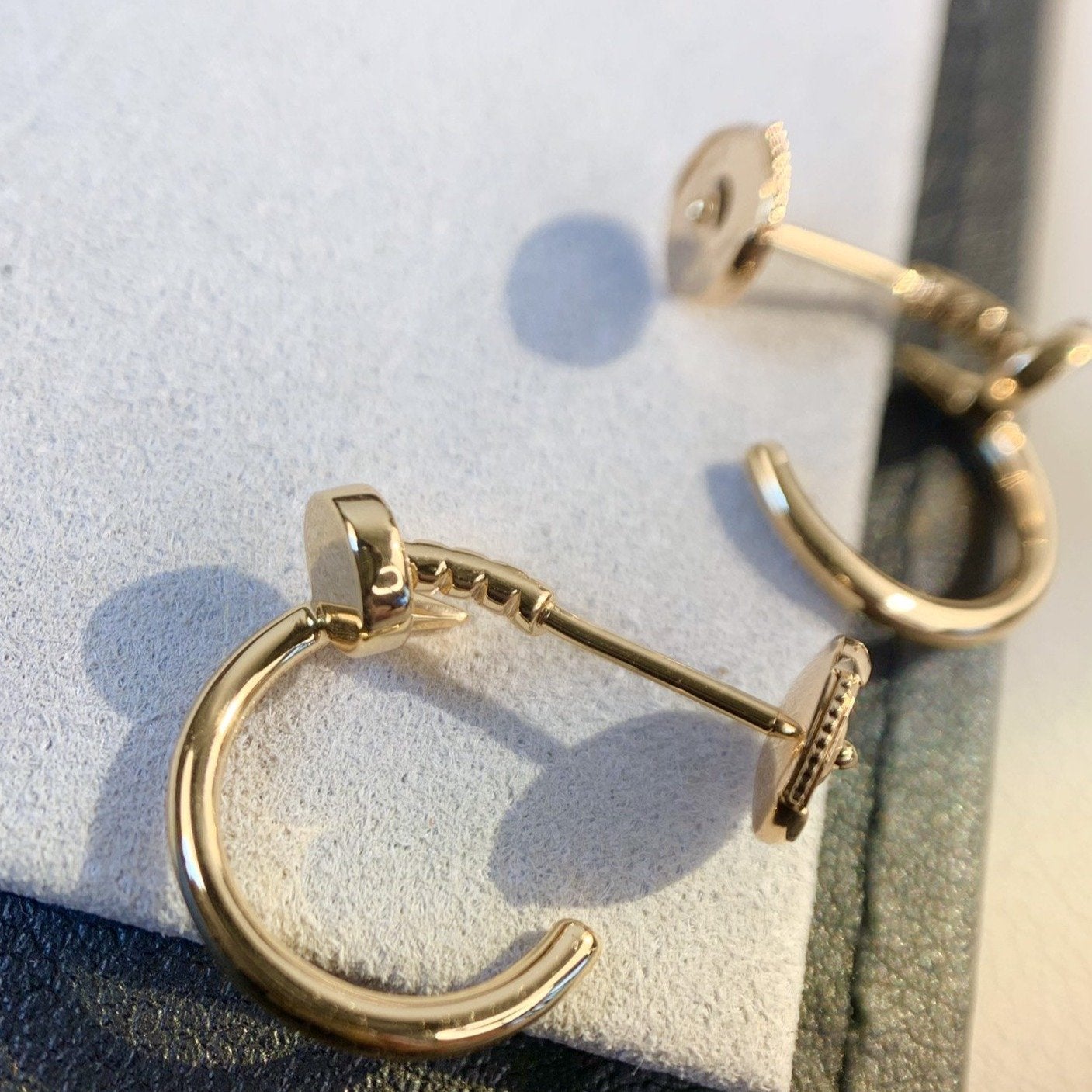 [Love's Uplift]JUSTE EARRINGS PINK GOLD