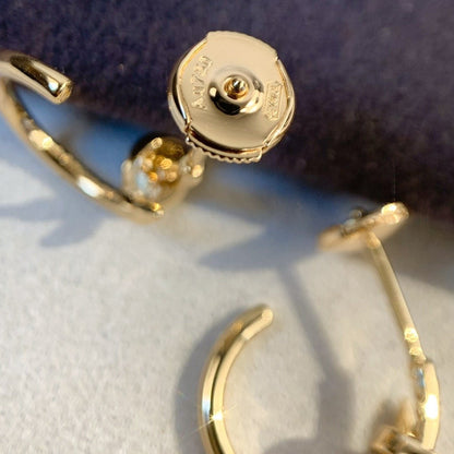 [Love's Uplift]JUSTE EARRINGS PINK GOLD