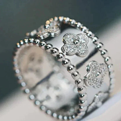 [Love's Uplift]CLOVER KALEIDOSCOPE RING 10MM