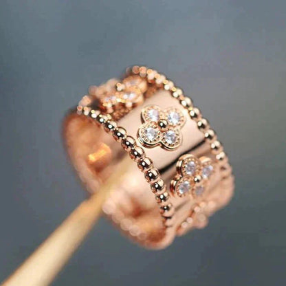 [Love's Uplift]CLOVER KALEIDOSCOPE RING 10MM