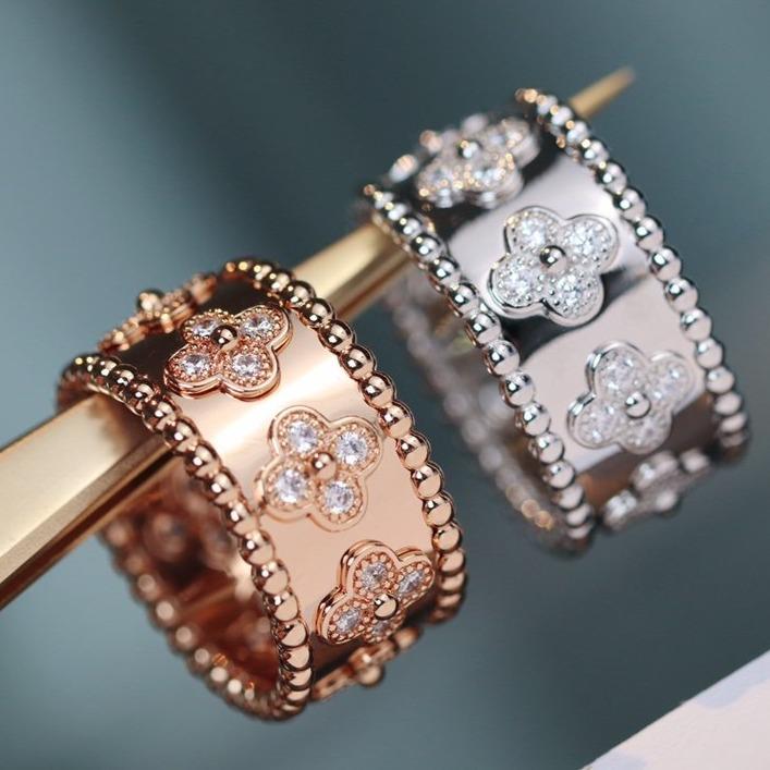 [Love's Uplift]CLOVER KALEIDOSCOPE RING 10MM