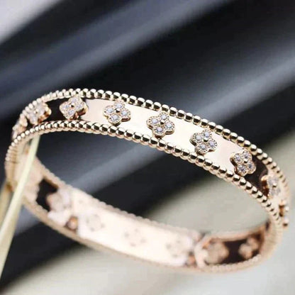 [Love's Uplift]CLOVER BRACELET 8MM DIAMONDS
