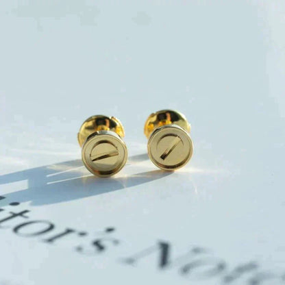 [Love's Uplift]LOVE EARRINGS GOLD 10MM