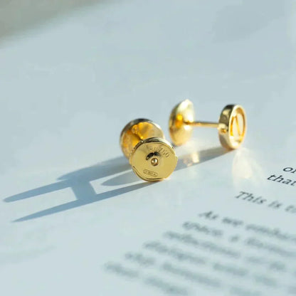 [Love's Uplift]LOVE EARRINGS GOLD 10MM