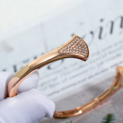 [Love's Uplift]DREAM BRACELET OPEN PINK GOLD MOP DIAMOND