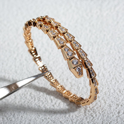 [Love's Uplift]SERPENTI BRACELET 6.8MM PINK GOLD DIAMOND