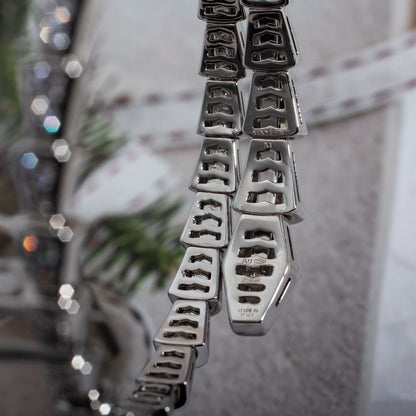 [Love's Uplift]SERPENTI BRACELET 6MM SILVER DIAMOND