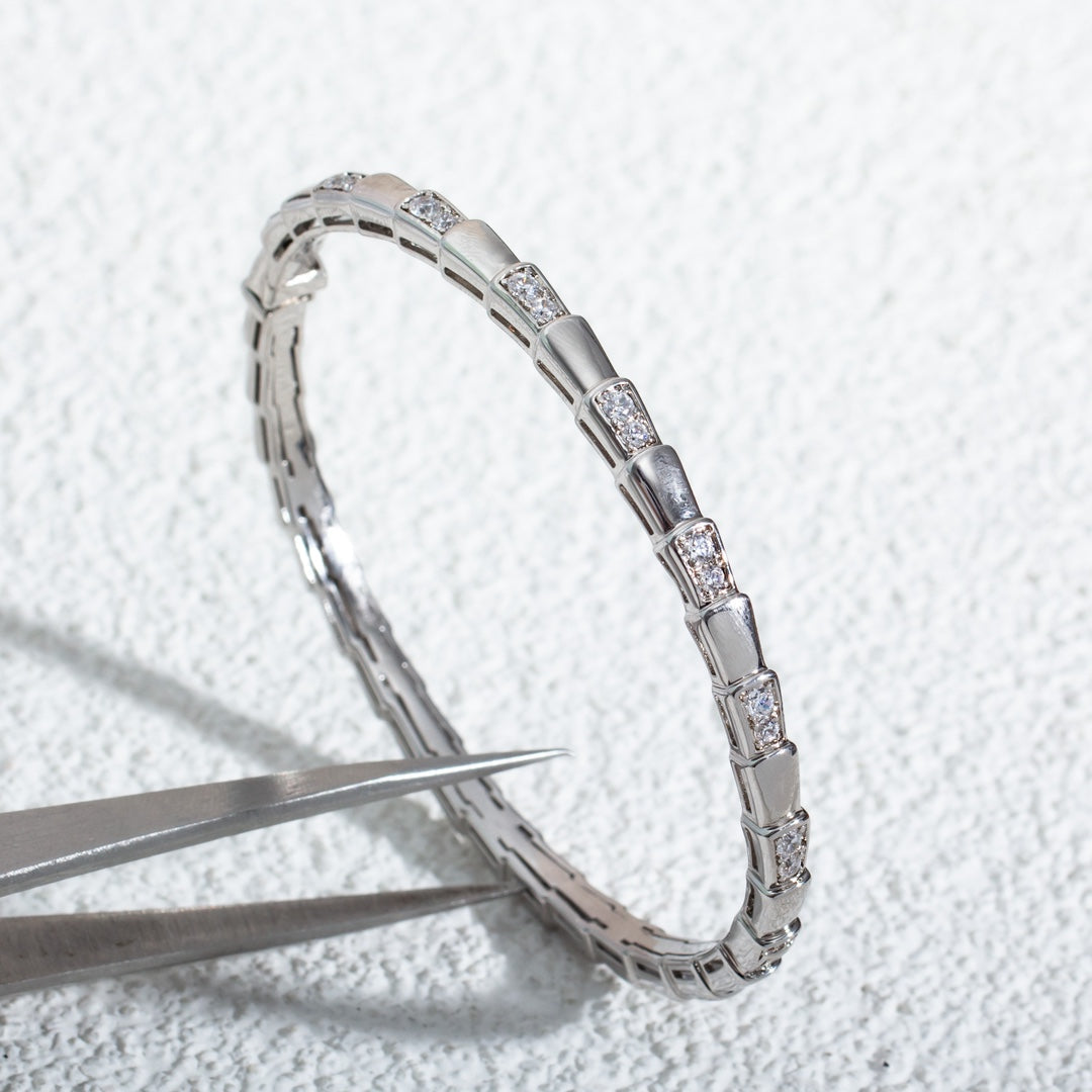 [Love's Uplift]SERPENTI BRACELET SILVER DIAMOND