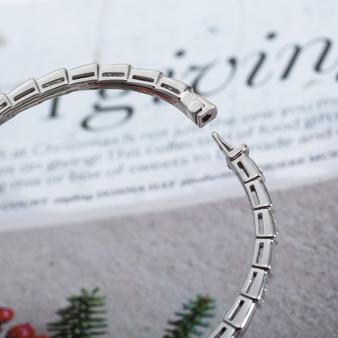 [Love's Uplift]SERPENTI BRACELET SILVER DIAMOND