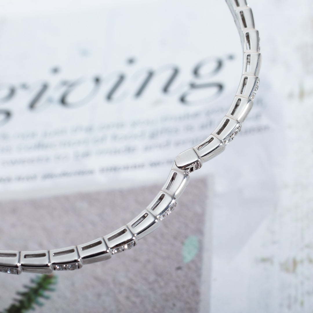 [Love's Uplift]SERPENTI BRACELET SILVER DIAMOND