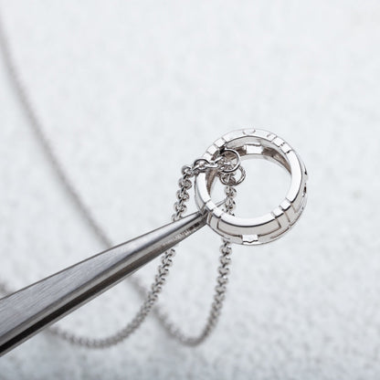 [Love's Uplift]PARENTESI NECKLACE SILVER
