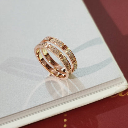 [Love's Uplift]LOVE RING 2.65MM DIAMOND