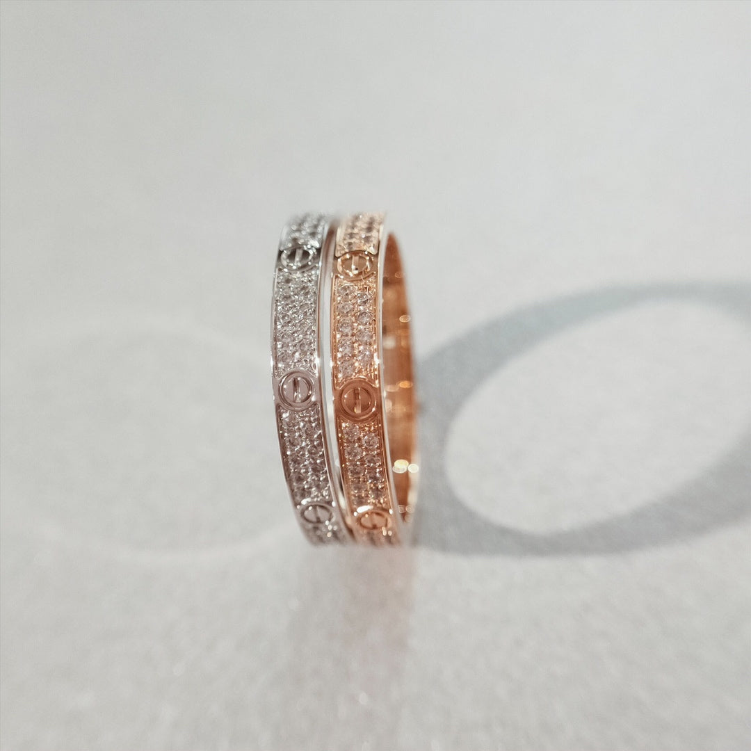 [Love's Uplift]LOVE RING 2.65MM DIAMOND