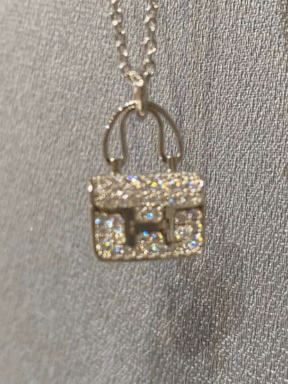 [Love's Uplift]CONSTANCE PEDANT DIAMOND NECKLACE