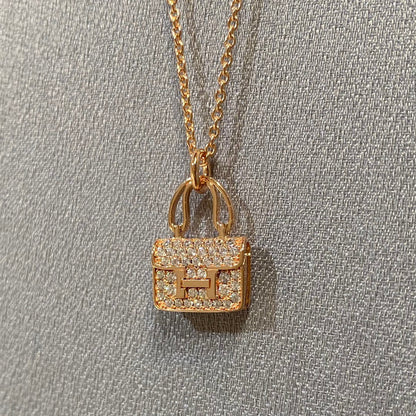 [Love's Uplift]CONSTANCE PEDANT DIAMOND NECKLACE