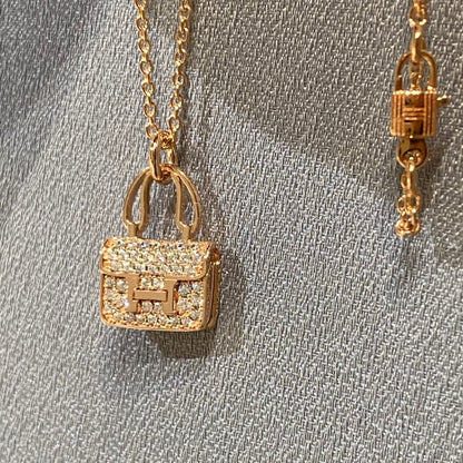 [Love's Uplift]CONSTANCE PEDANT DIAMOND NECKLACE
