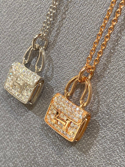 [Love's Uplift]CONSTANCE PEDANT DIAMOND NECKLACE