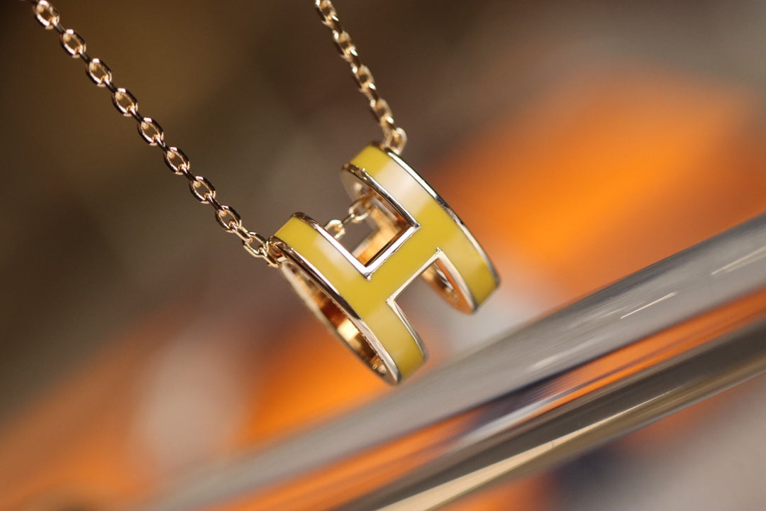 [Love's Uplift]POP H PEDANT PINK GOLD