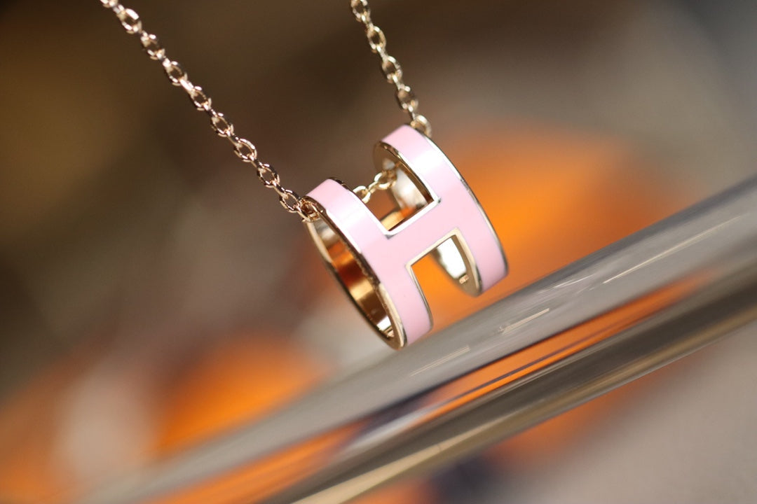[Love's Uplift]POP H PEDANT PINK GOLD