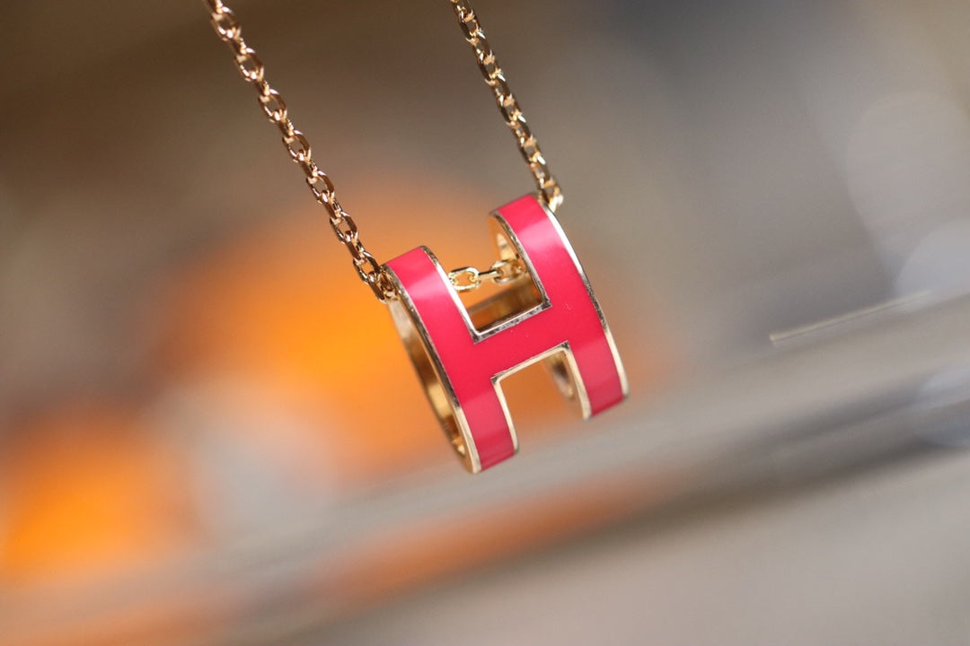 [Love's Uplift]POP H PEDANT PINK GOLD