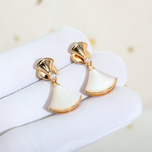 [Love's Uplift]DREAM MOP PINK GOLD EARRINGS