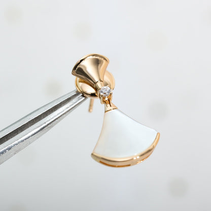 [Love's Uplift]DREAM MOP PINK GOLD EARRINGS