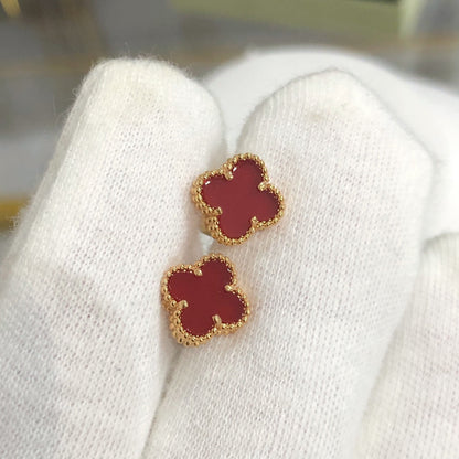 [Love's Uplift]CLOVER MINI GOLD EARRINGS