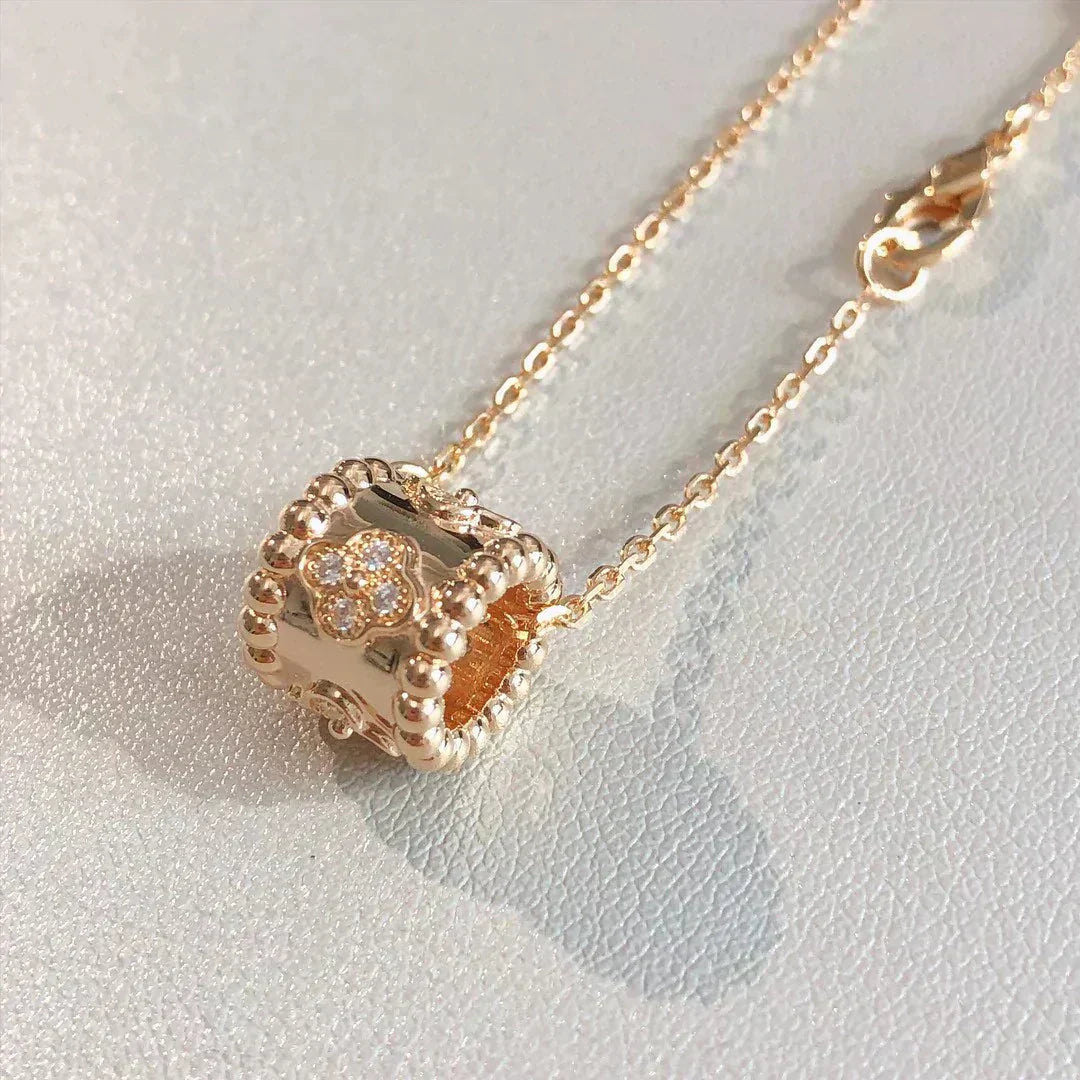 [Love's Uplift]PERLEE PEDANT NECKLACE GOLD / ROSE GOLD