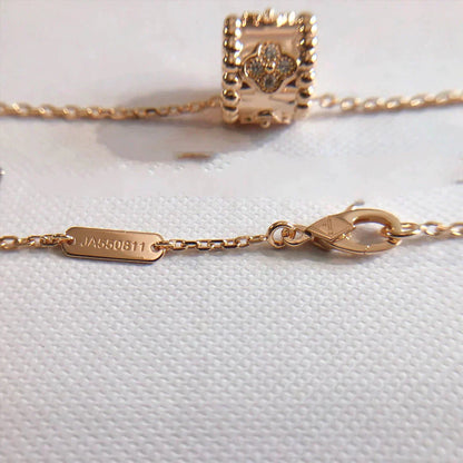 [Love's Uplift]PERLEE PEDANT NECKLACE GOLD / ROSE GOLD
