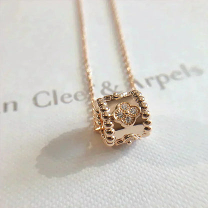 [Love's Uplift]PERLEE PEDANT NECKLACE GOLD / ROSE GOLD