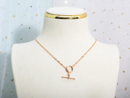 [Love's Uplift]ECHAPPEE NECKLACE PINK GOLD