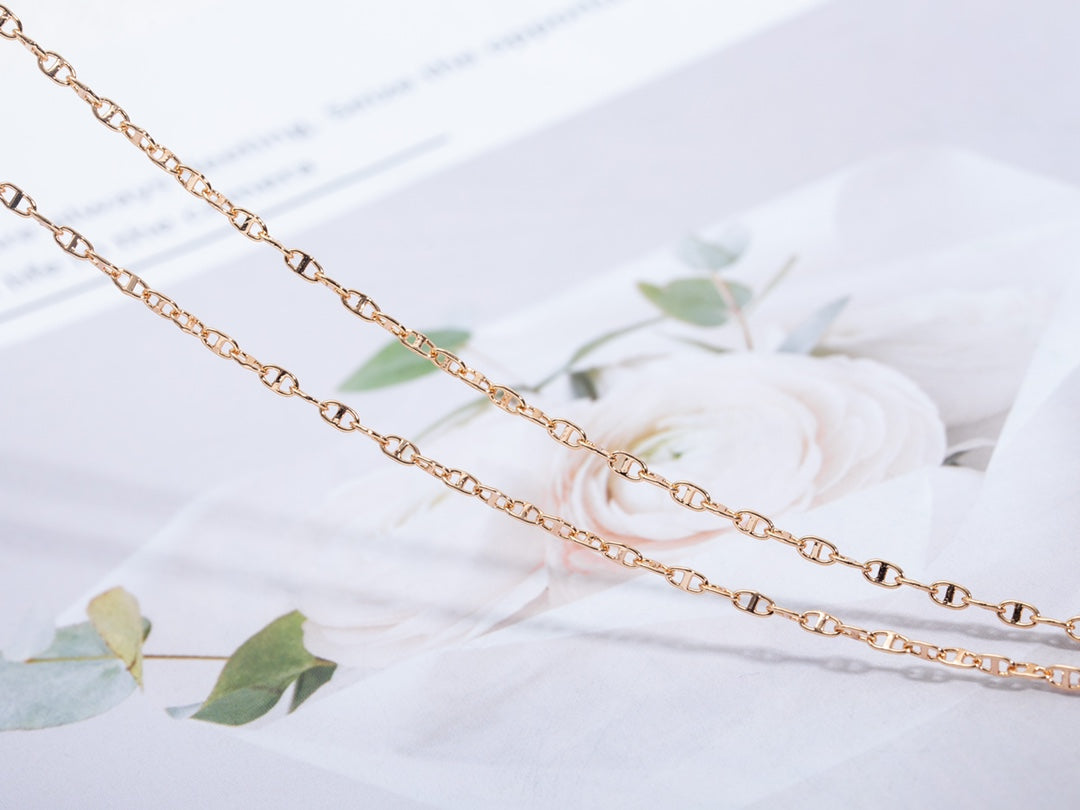 [Love's Uplift]ECHAPPEE NECKLACE PINK GOLD